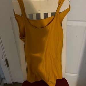 Mustard yellow tank top